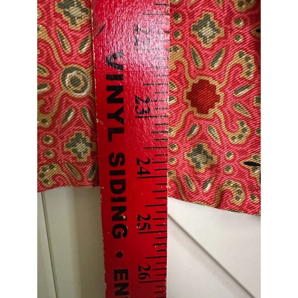 WE BE BOP Womens Rayon Patchwork Button Up Blouse Top Made in Indonesia Size XXL - Picture 7 of 9